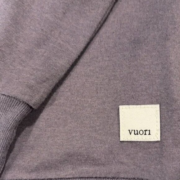 Vuori Women’s Daydream Crew Long Sleeve – Hazel Heather (Muted Purple) – Size Me - Picture 15 of 15